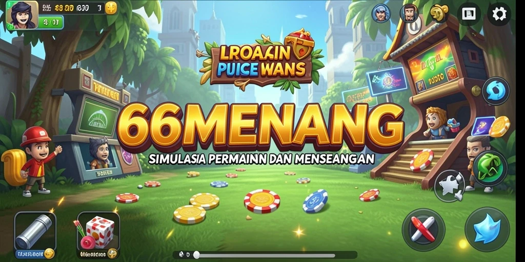 Tampilan gameplay menarik dari aplikasi 66MENANG yang penuh tantangan.