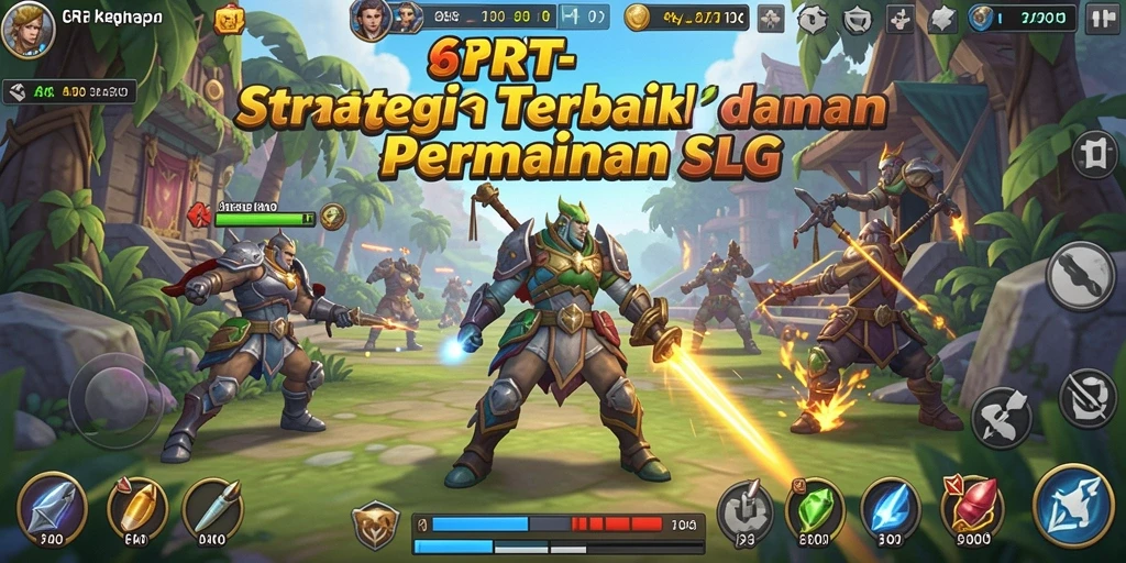 Screenshot gameplay 6RT yang menarik dengan elemen SLG.