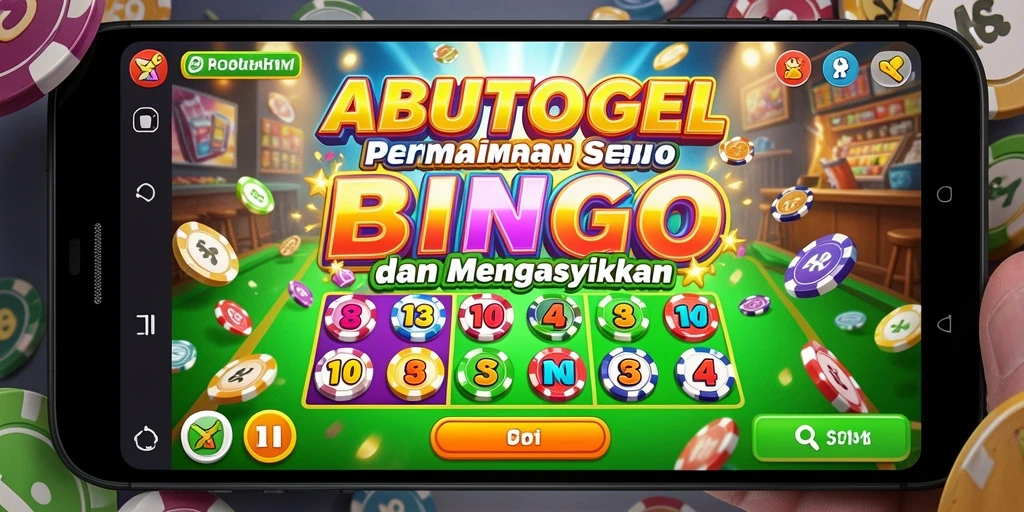 Tampilan gameplay utama ABUTOGEL yang seru dan mengasyikkan.
