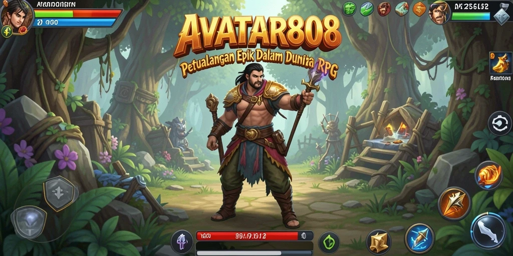 Screenshot gameplay AVATAR808 menampilkan aksi seru dan karakter menarik.