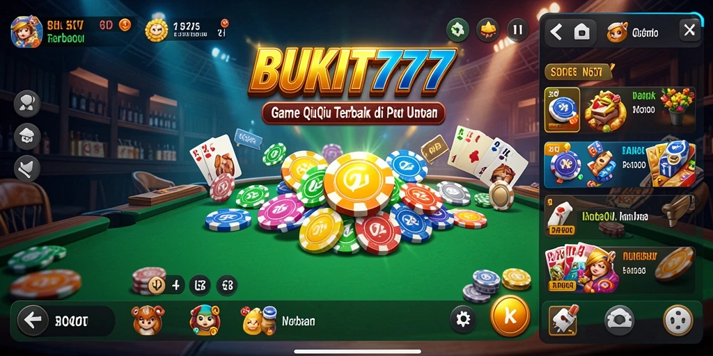 Tampilan gameplay BUKIT777 yang seru dan interaktif