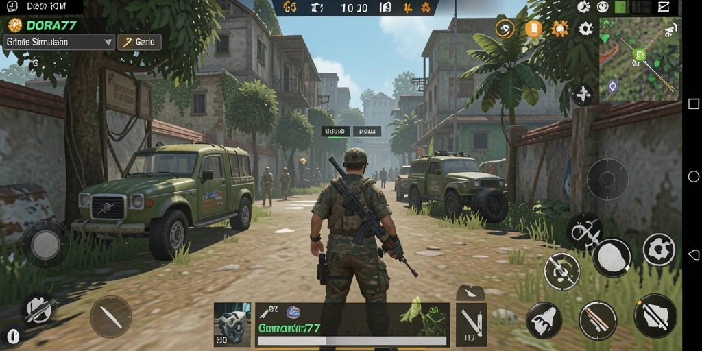 Screenshot utama DORA77 menampilkan gameplay Simulation yang mendebarkan.