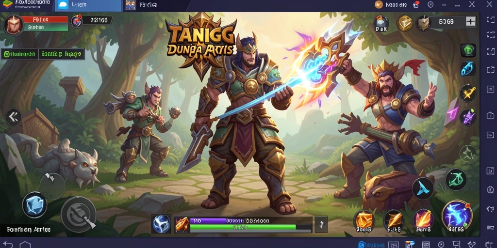 Tampilan gameplay FB168 yang mengesankan dalam pertempuran ARPG.