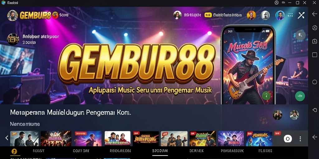 Tampilan gameplay GEMBUR88 yang penuh warna dan interaktif.