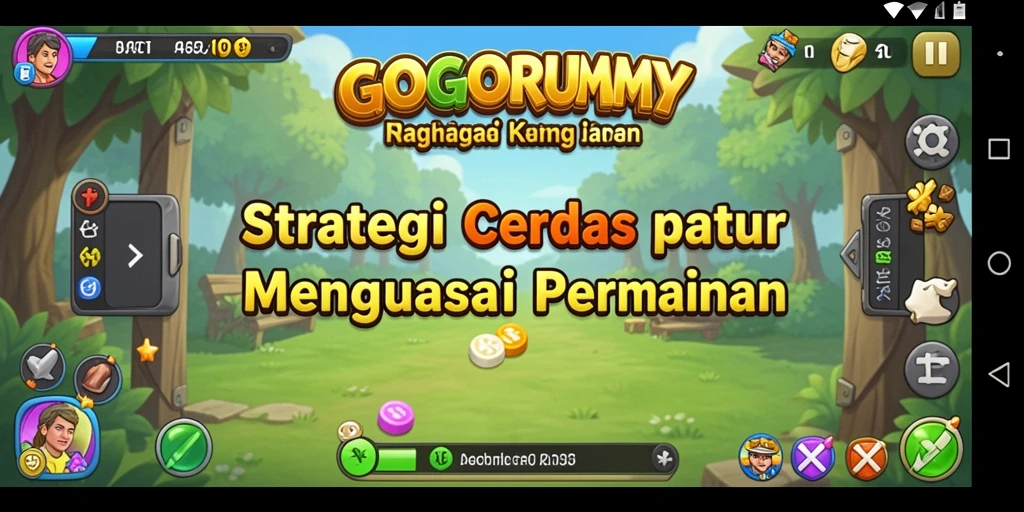 Tampilan gameplay seru di GOGORUMMY yang menantang strategi.