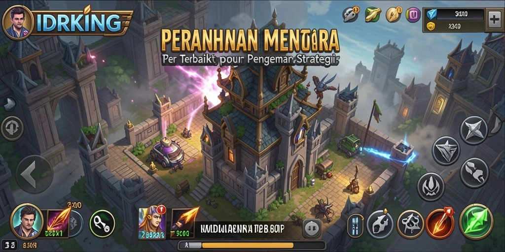 Gameplay menegangkan dengan strategi menara yang dinamis.
