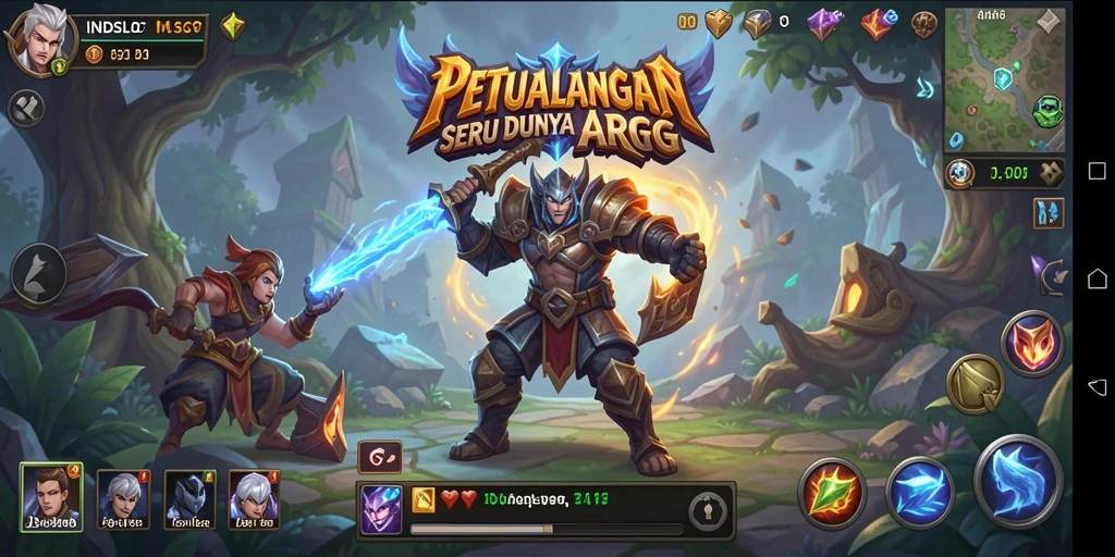Gameplay menegangkan dalam dunia ARPG yang mendebarkan.