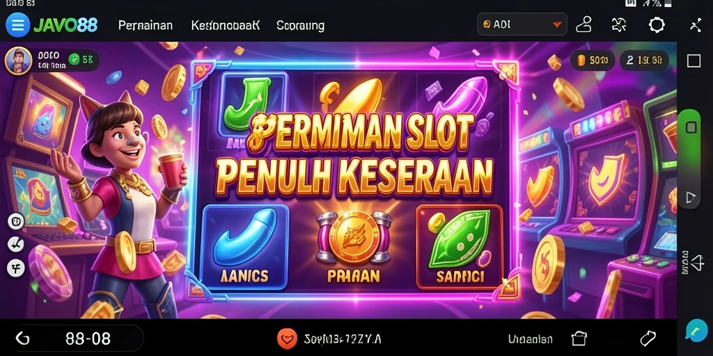 Tampilan gameplay JAVO88 yang mempesona dan menarik di layar.