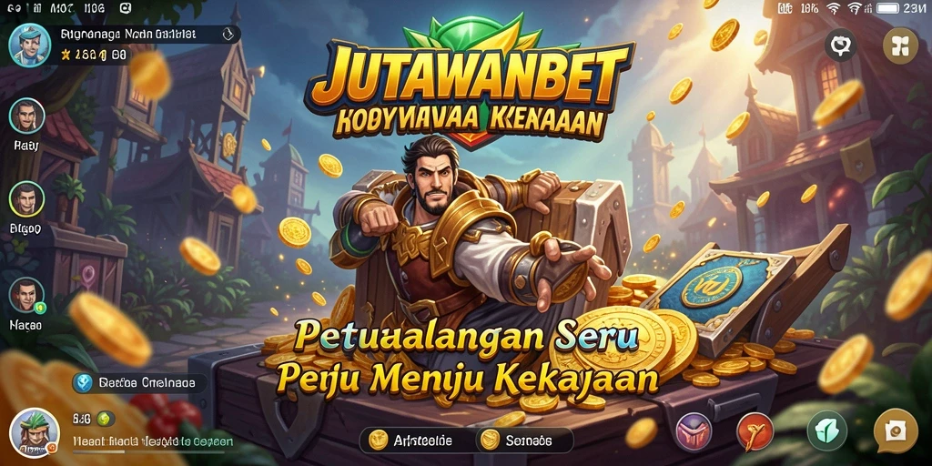 Tampilan menegangkan dari gameplay JUTAWANBET saat menjelajahi dunia petualangan.