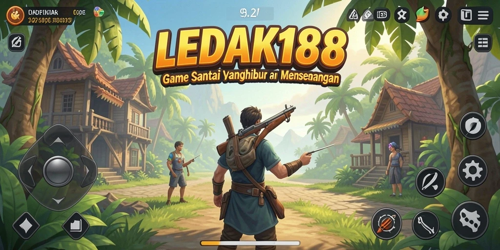 Tampilan gameplay menyenangkan dari LEDAK188 yang menghibur.