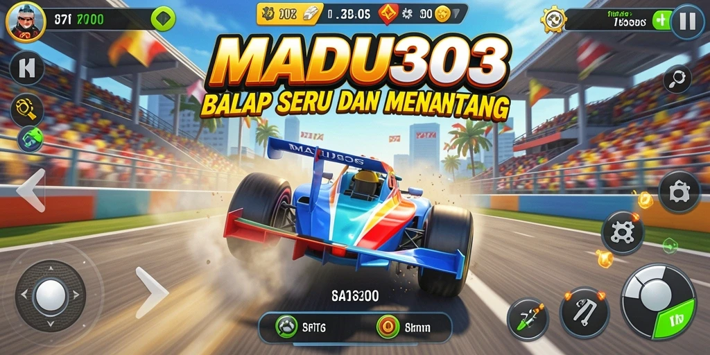Tampilan gameplay seru dan menegangkan di MADU303.