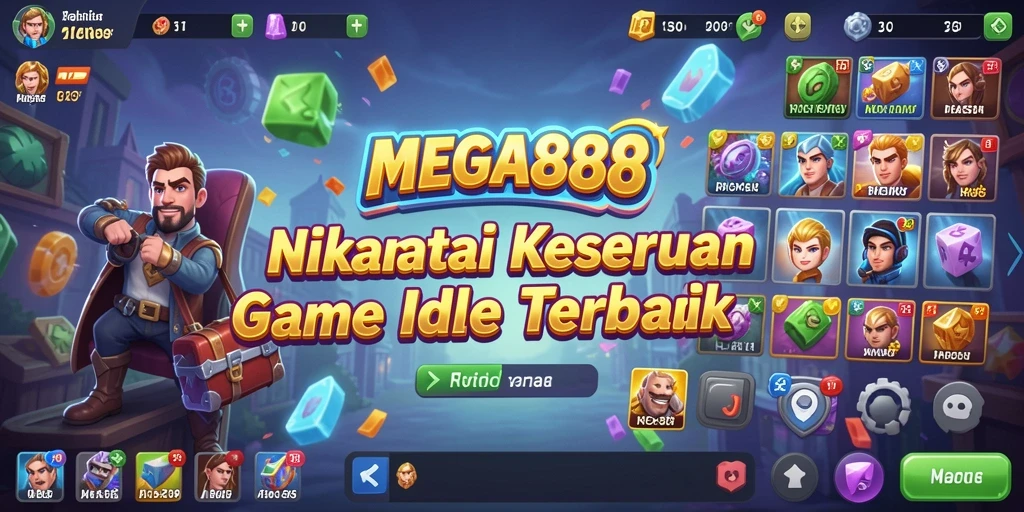 Tampilan gameplay menarik dari MEGA888 yang memanjakan mata.