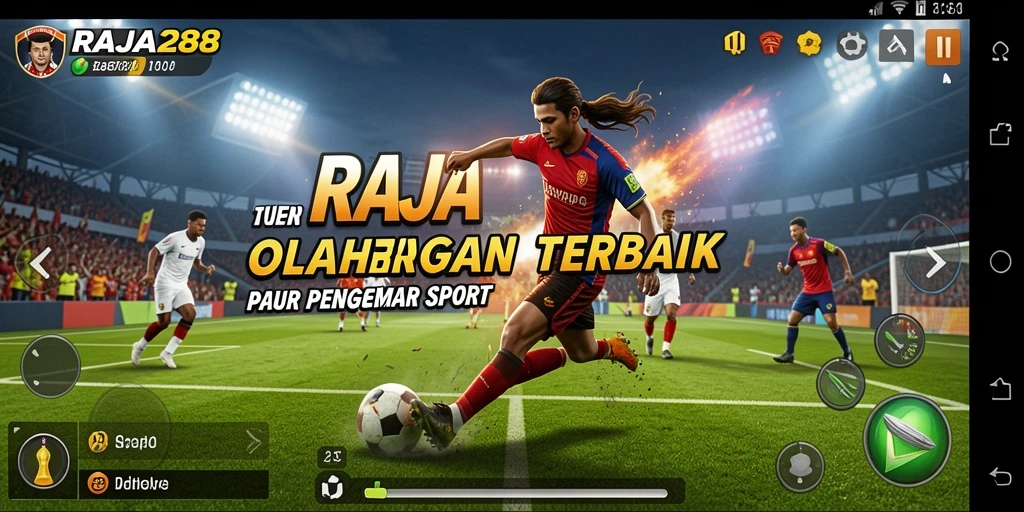 Tampilan gameplay menarik dari RAJA288 yang penuh aksi olahraga.