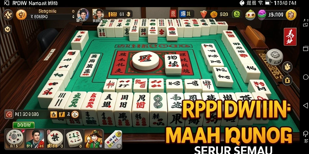 Gameplay seru RPIDWIN Mahjong yang penuh tantangan.