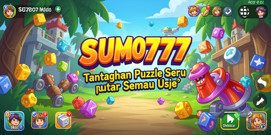 Tampilan gameplay SUMO777 dengan berbagai puzzle yang menarik.