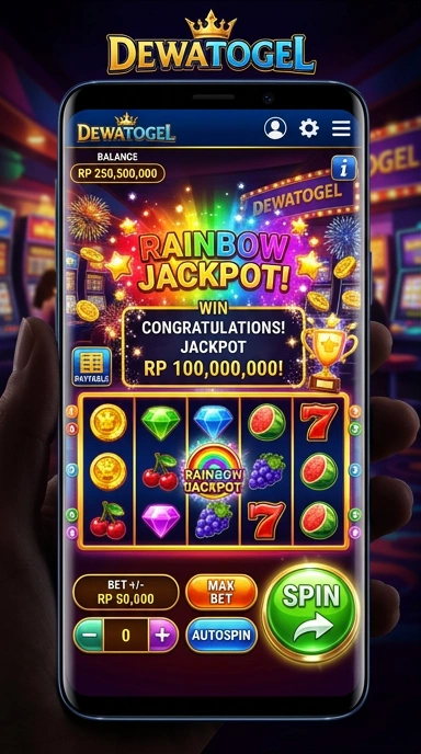 Fitur permainan yang sedang berlangsung di aplikasi dewatogel.